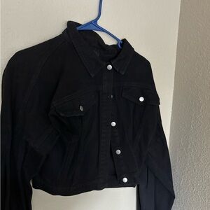 Black Denim Women's Jacket